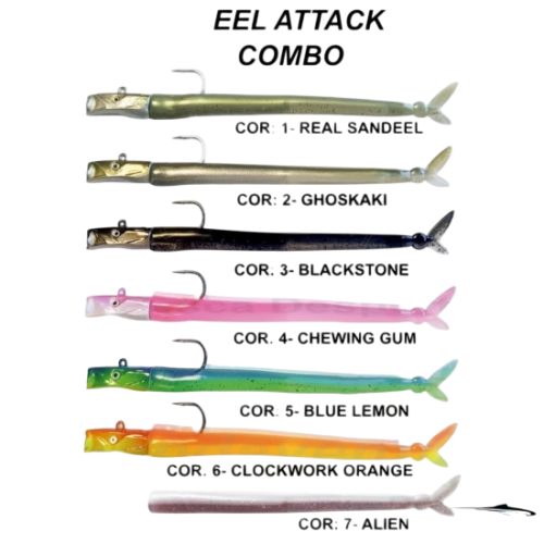 Seika SF Eel Attack 100mm...